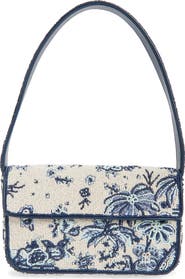 STAUD Tommy Beaded Shoulder Bag