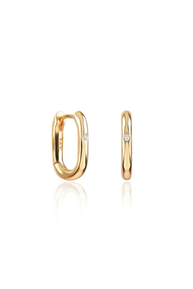 Simple Lock Huggies, Main, color, Gold