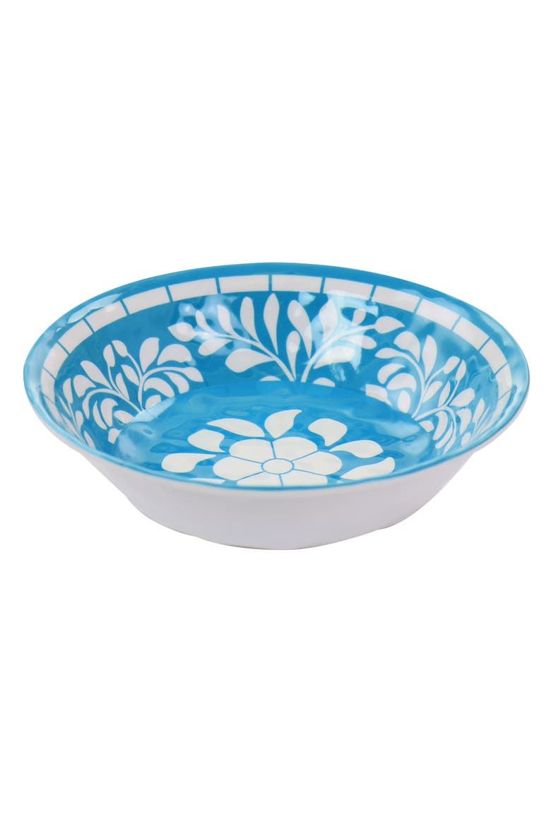 Telly 12 Piece Melamine Dinnerware Set, Alternate, color, Blue