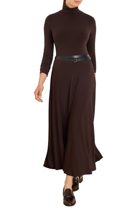 Victoria Long Sleeve Turtleneck Dress