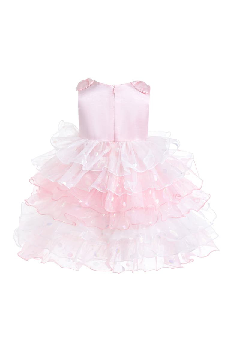 Sirin Ruffled Tulle Dress, Alternate, color, Pink