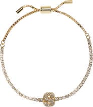 BaubleBar Initial Tennis Slider Bracelet