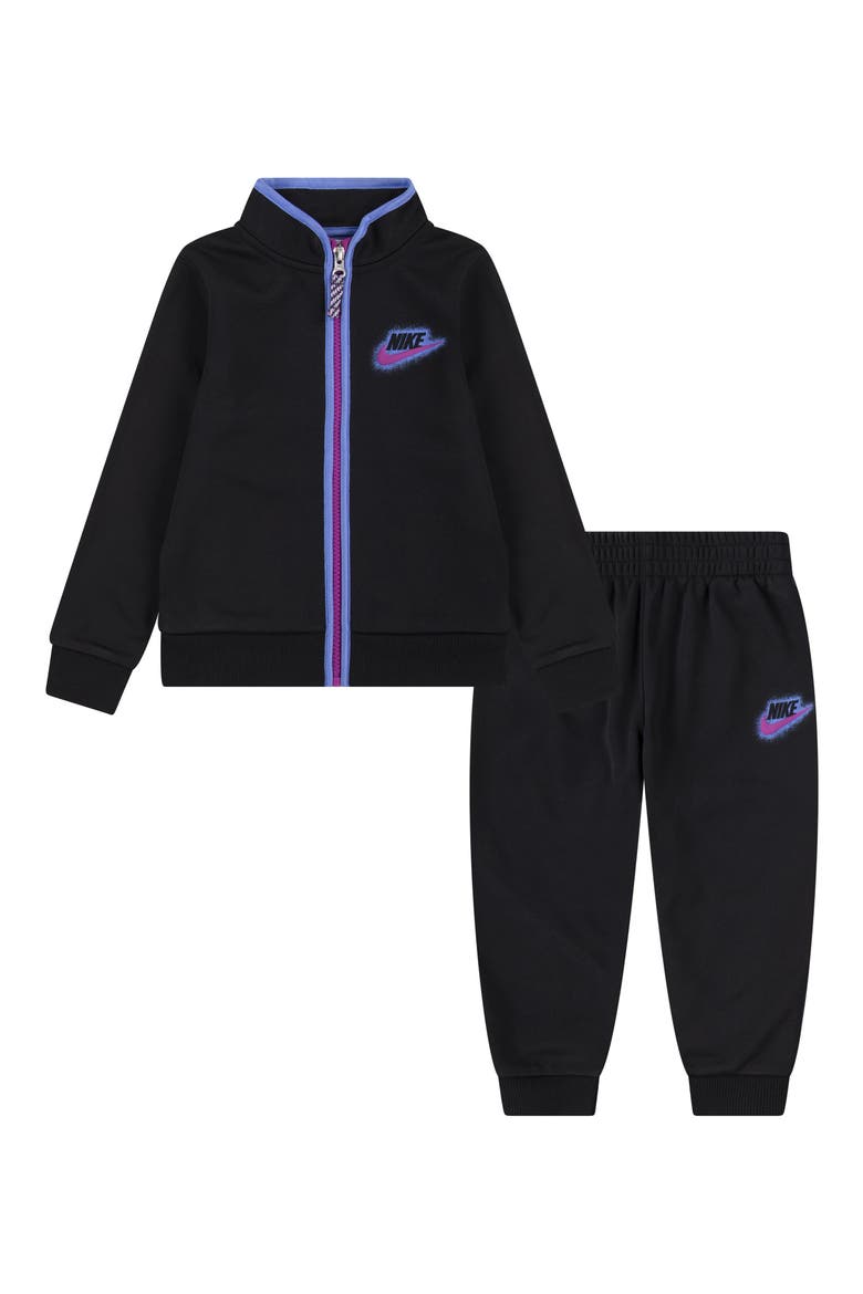 Kids' Powder Play Dri-FIT Jacket & Joggers Set, Main, color, BLACK