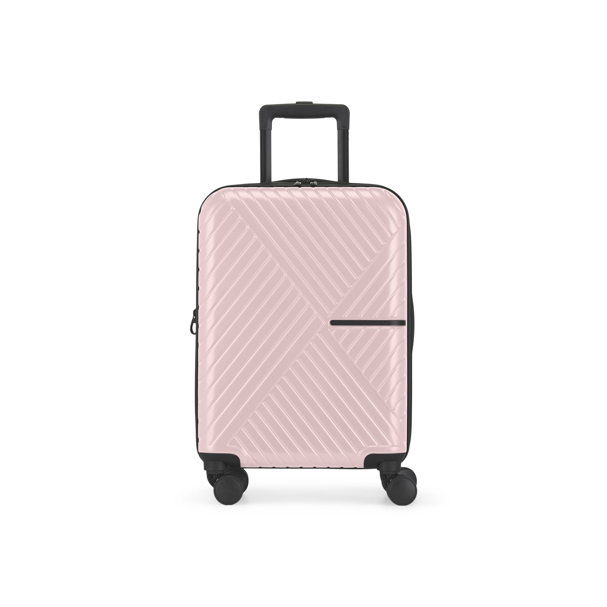 bugatti Berlin 3 Piece Hardside Luggage Set with Expansion, Alternate, color, Pink