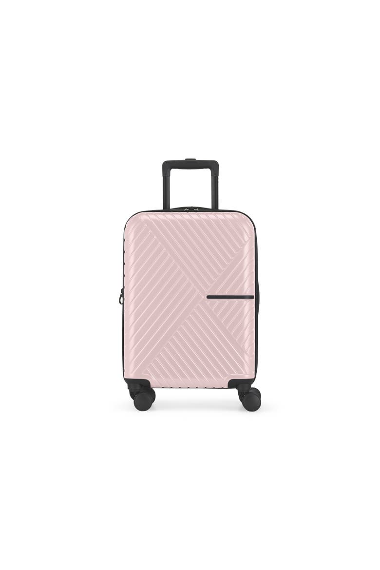 Berlin 3 Piece Hardside Luggage Set with Expansion, Alternate, color, Pink