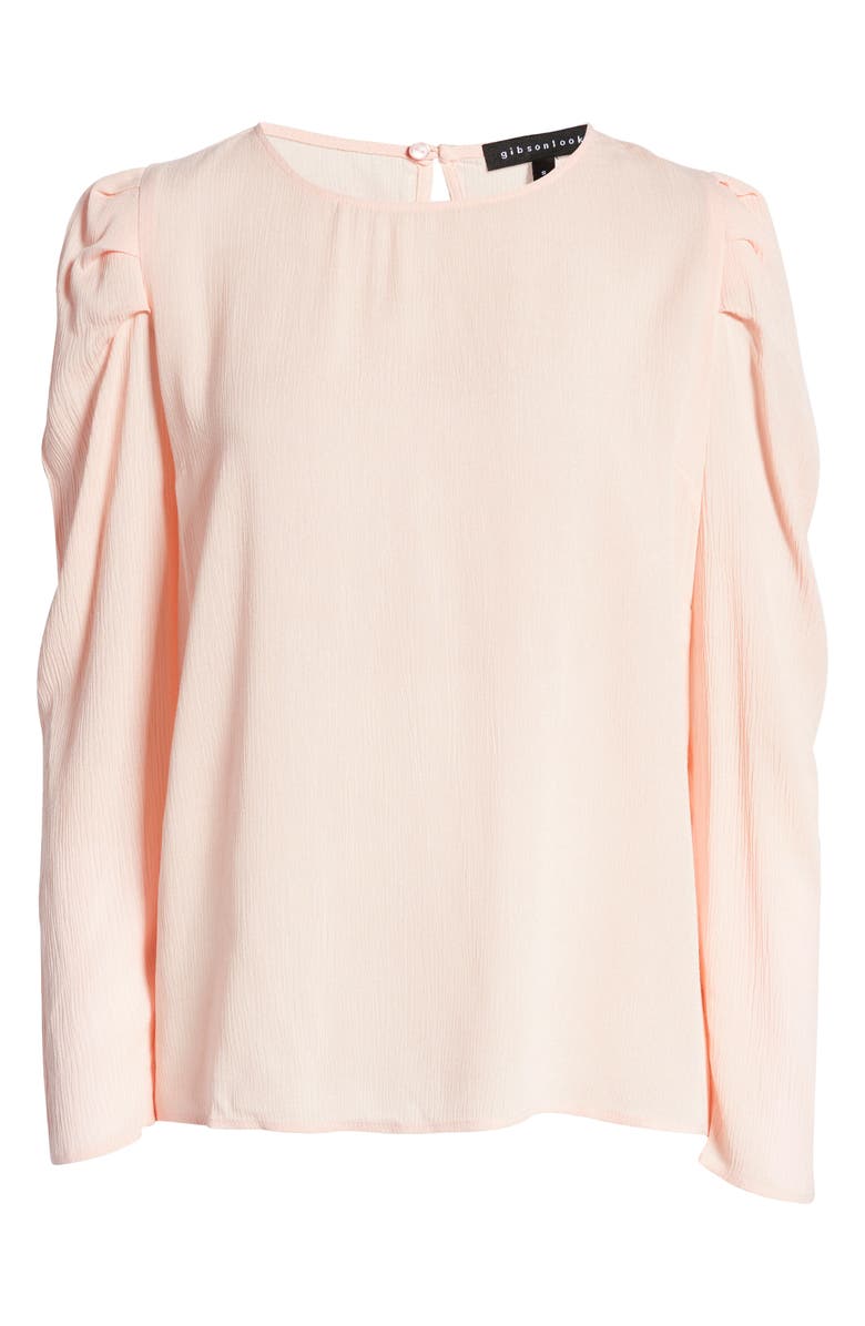 GIBSONLOOK Pleated Sleeve Top, Alternate, color,
