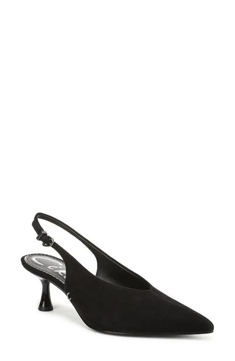 Fawn Pointed Toe Slingback Pump (Women)