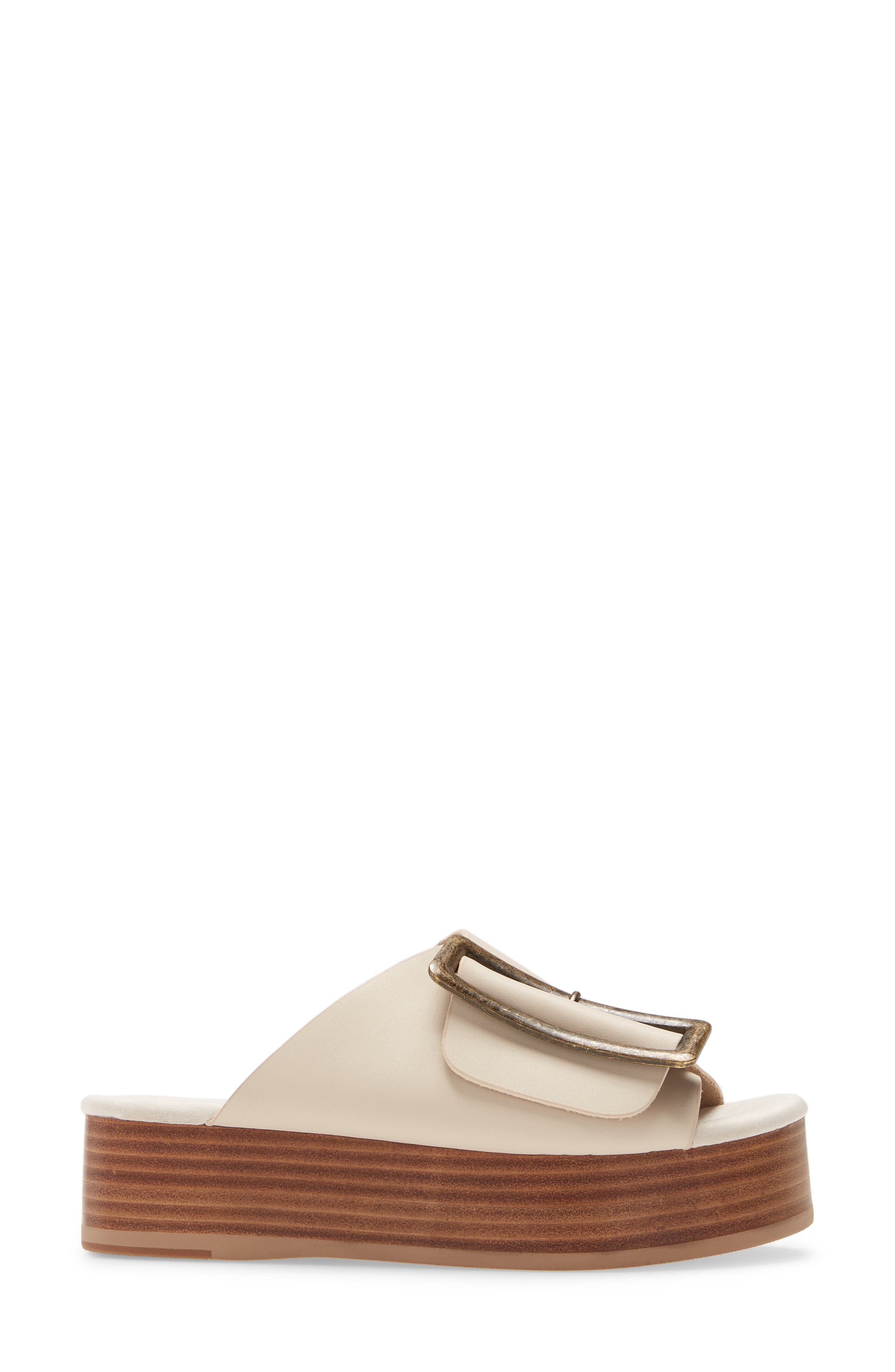 Dover Sandal, Alternate, color, WHITE WASH LEATHER