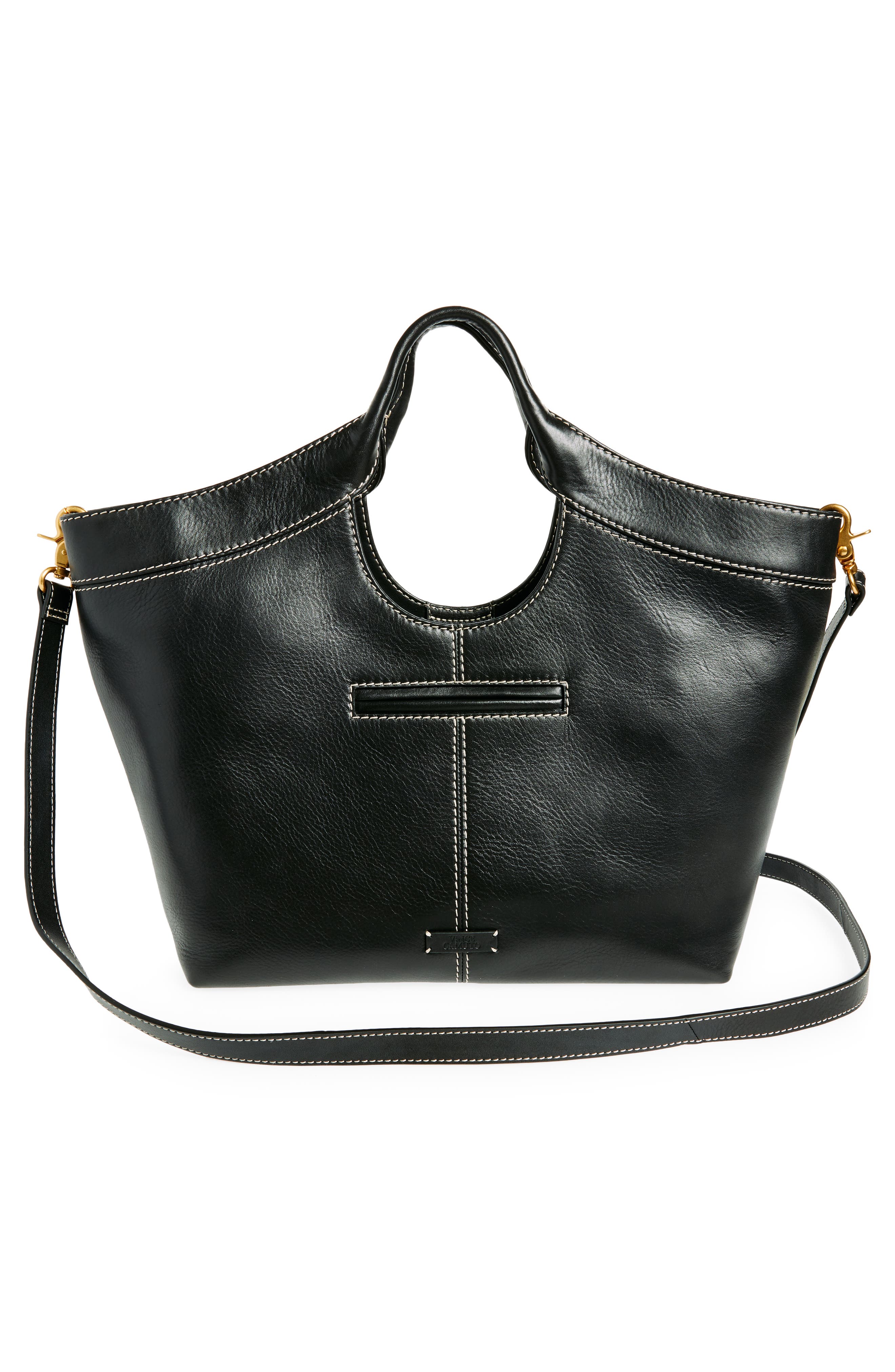 Vince Camuto Fleet Leather Tote Bag, Alternate, color, 