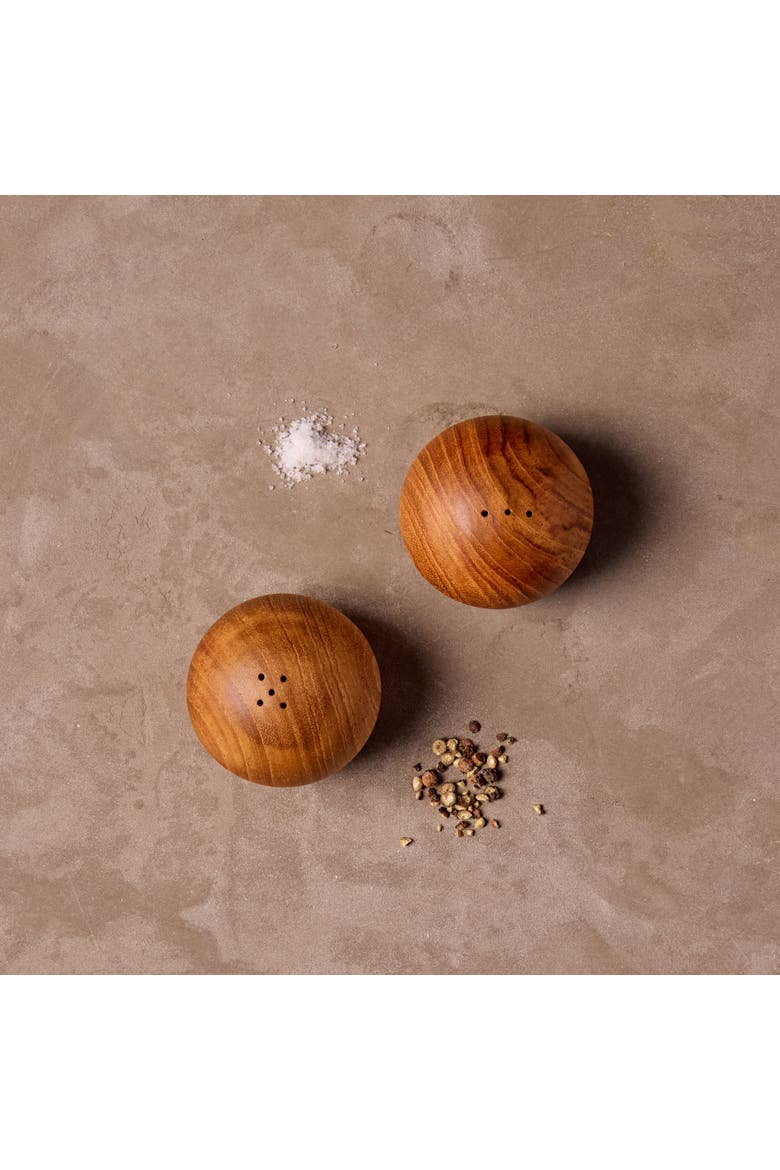 Teak Salt & Pepper Shaker Set, Alternate, color, Teak
