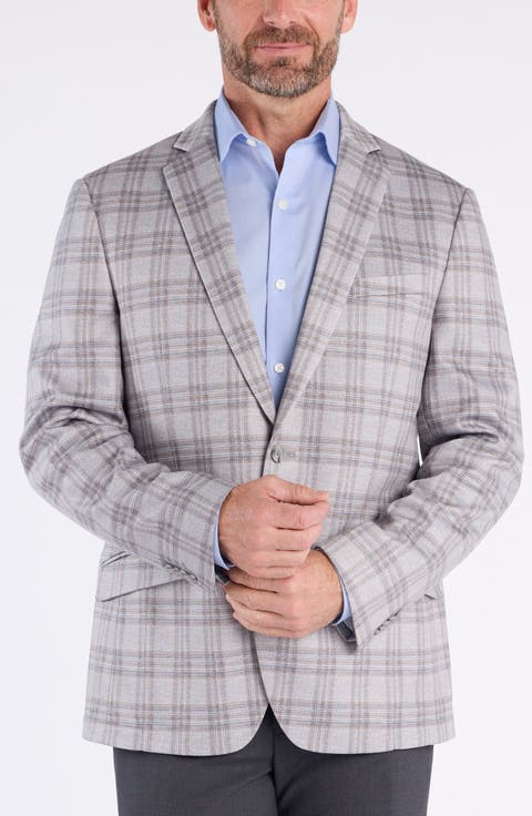 Plaid Sport Coat (Regular, Short & Long)