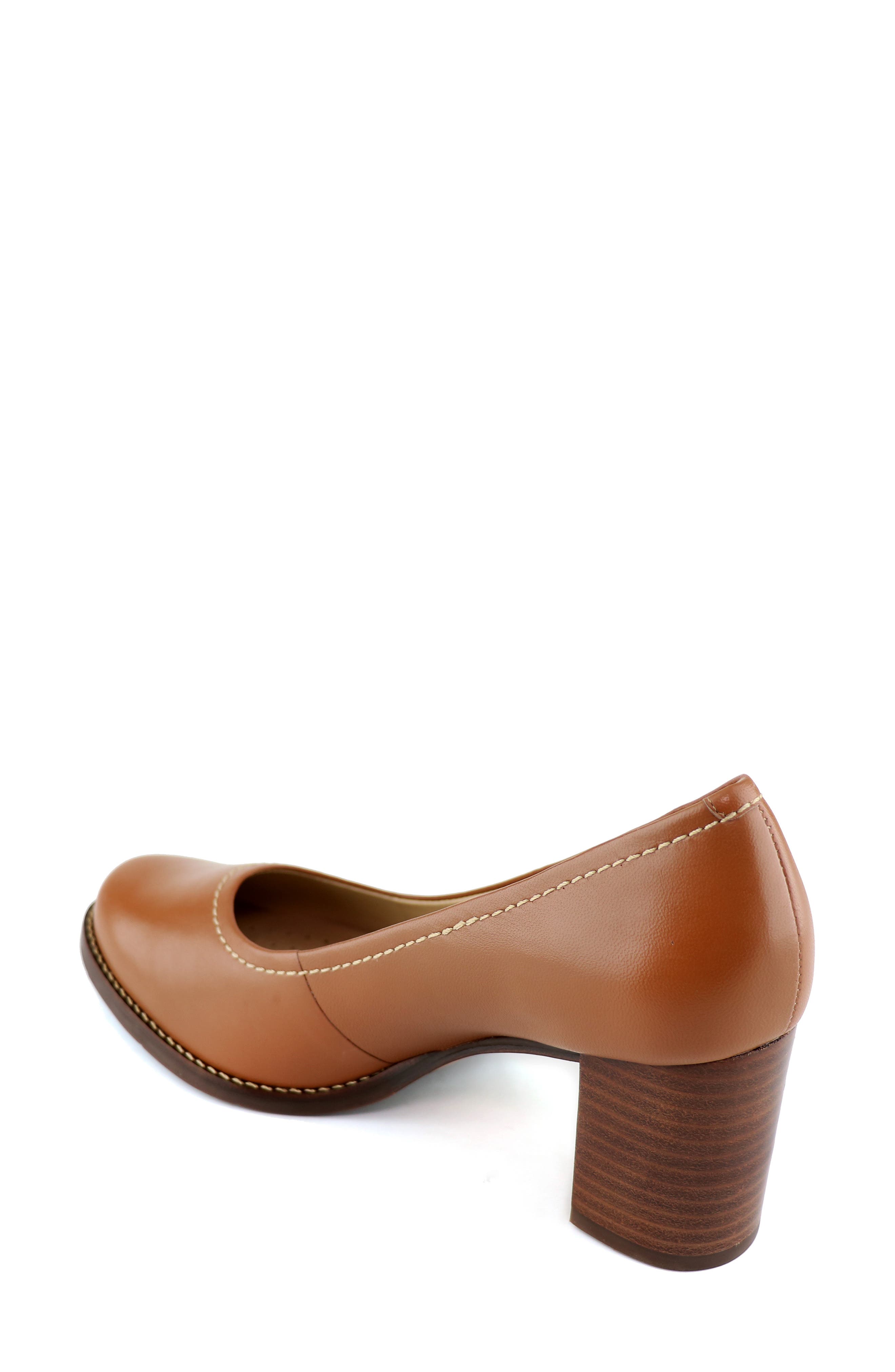 Marc Joseph New York NYC Pump, Alternate, color, Cognac Napa