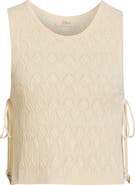 Elan Tie Side Crop Cover-Up Top