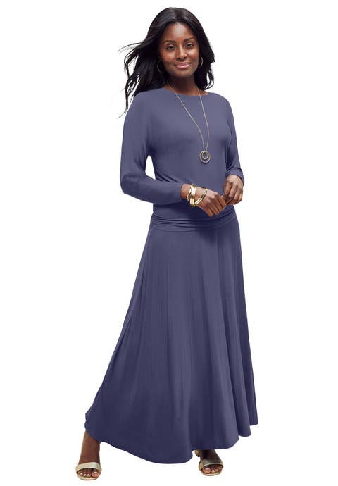 2-Piece Dolman Sleeve Skirt Set (Plus)