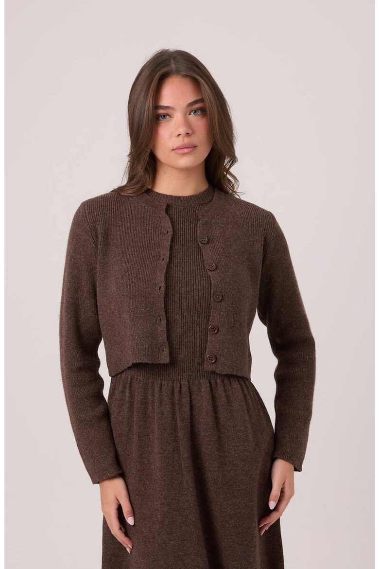 Carine Cardigan, Main, color, Brown