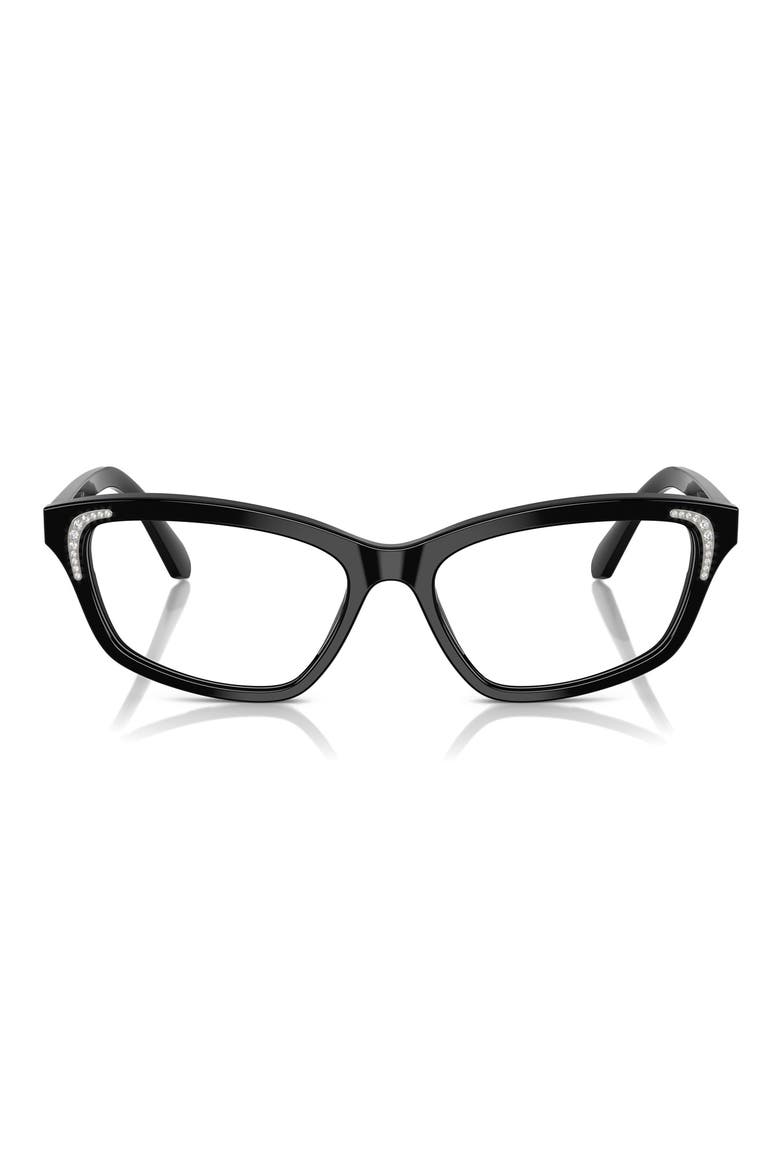 52mm Irregular Optical Glasses, Main, color, BLACK
