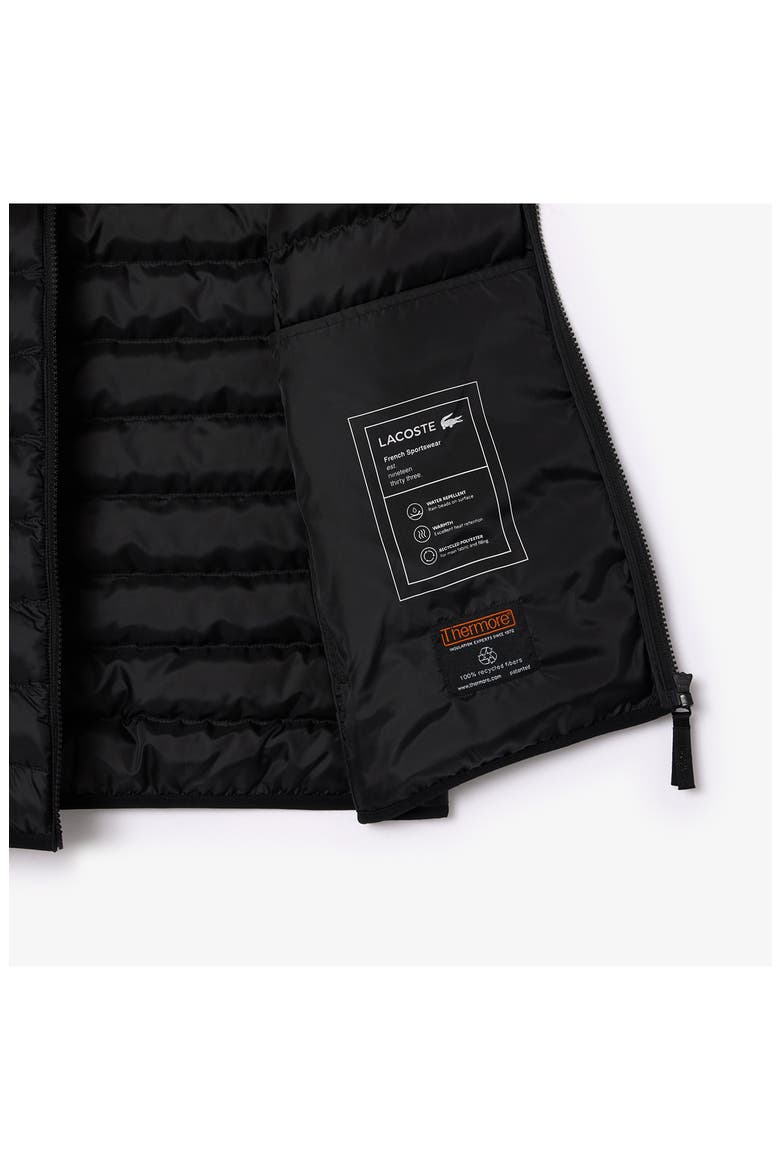 Lightweight Water Repellent Puffer Vest, Alternate, color, BLACK