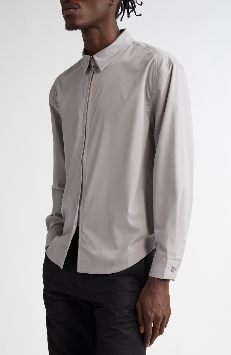 POST ARCHIVE FACTION 7.0 Zip Front Shirt Right, Alternate, color,