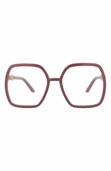 Gucci 55mm Square Optical Frames