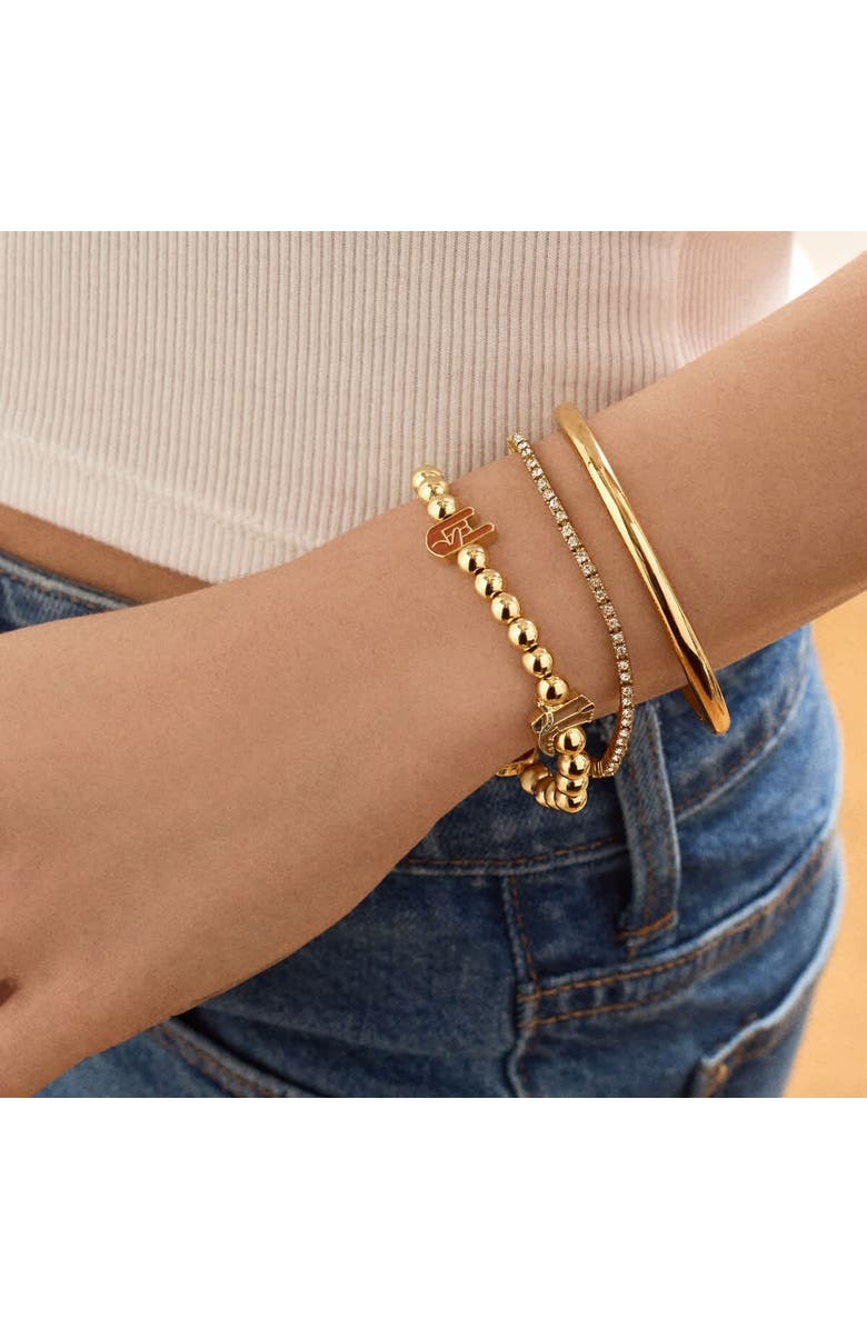 BaubleBar Texas Longhorns Mixed Icon Pisa Bracelet, Alternate, color, 