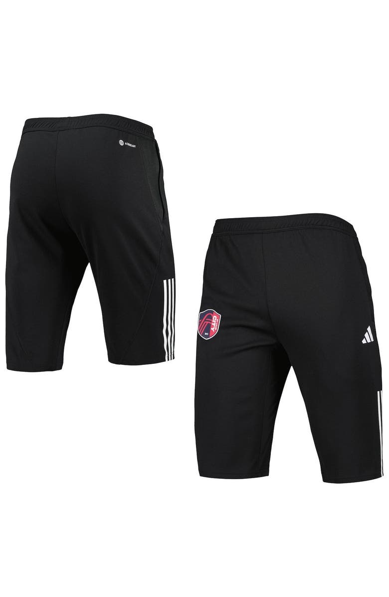 adidas Men's adidas Black St. Louis City SC 2023 On-Field Training AEROREADY Half Pants, Main, color, Black