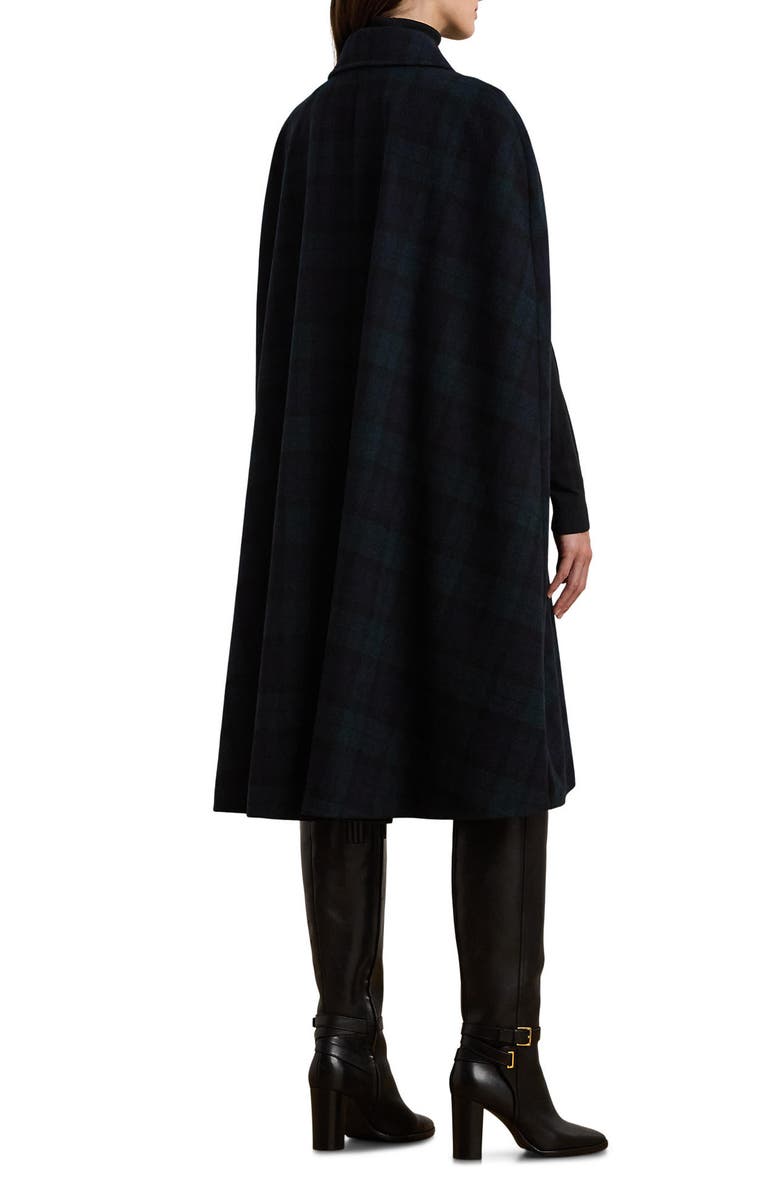 Lauren Ralph Lauren LONG WOOL CAPE, Alternate, color, 