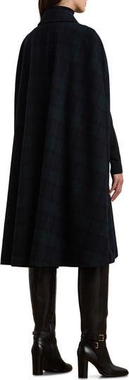ポンチョ・ケープ Ralph Lauren Long Wool Cape Lauren Ralph Lauren Women's Wool-Blend Cape Coat - Macy's