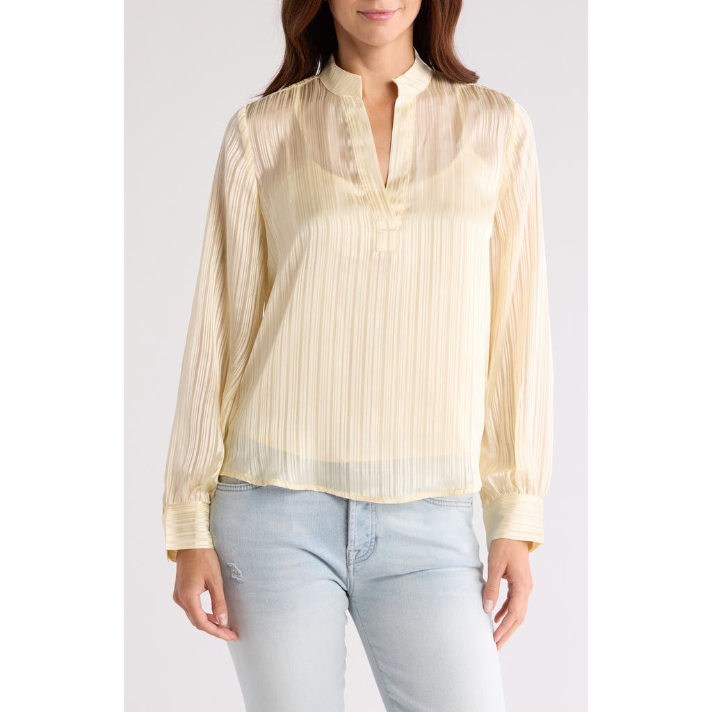 7 For All Mankind Holiday Stripe Long Sleeve Top