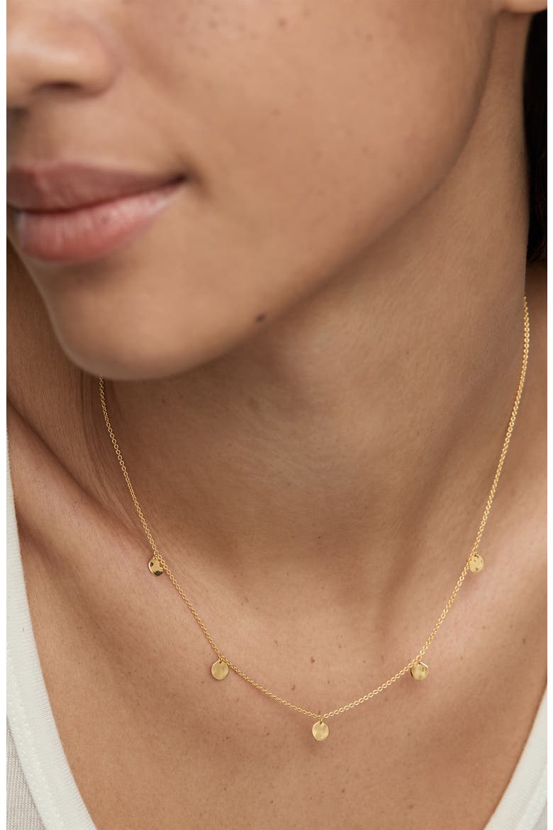 MV Siren™ Muse Disc Chain Necklace, Alternate, color, GOLD VERMEIL