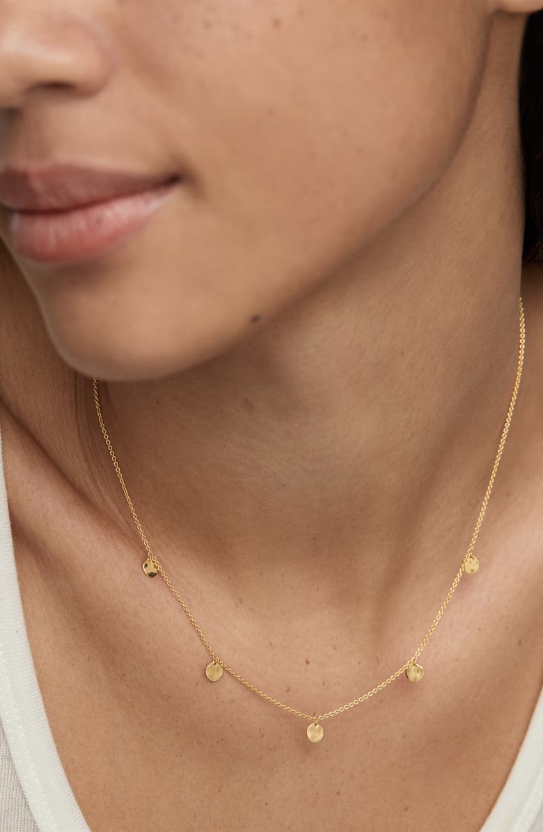 Monica Vinader MV Siren<sup>™</sup> Muse Disc Chain Necklace, Alternate, color, Gold Vermeil