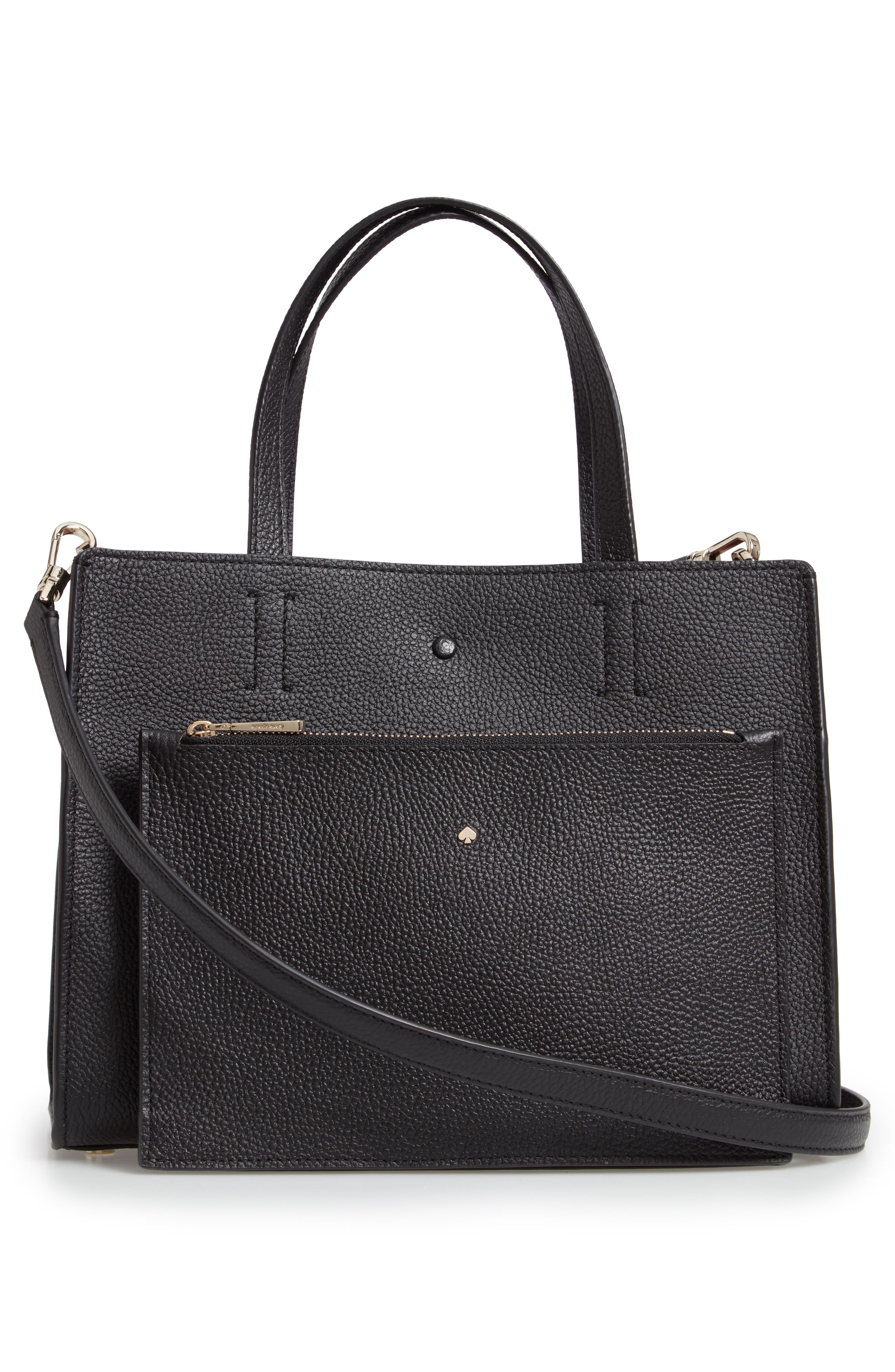 Kate Spade New York medium sam leather satchel, Alternate, color, 