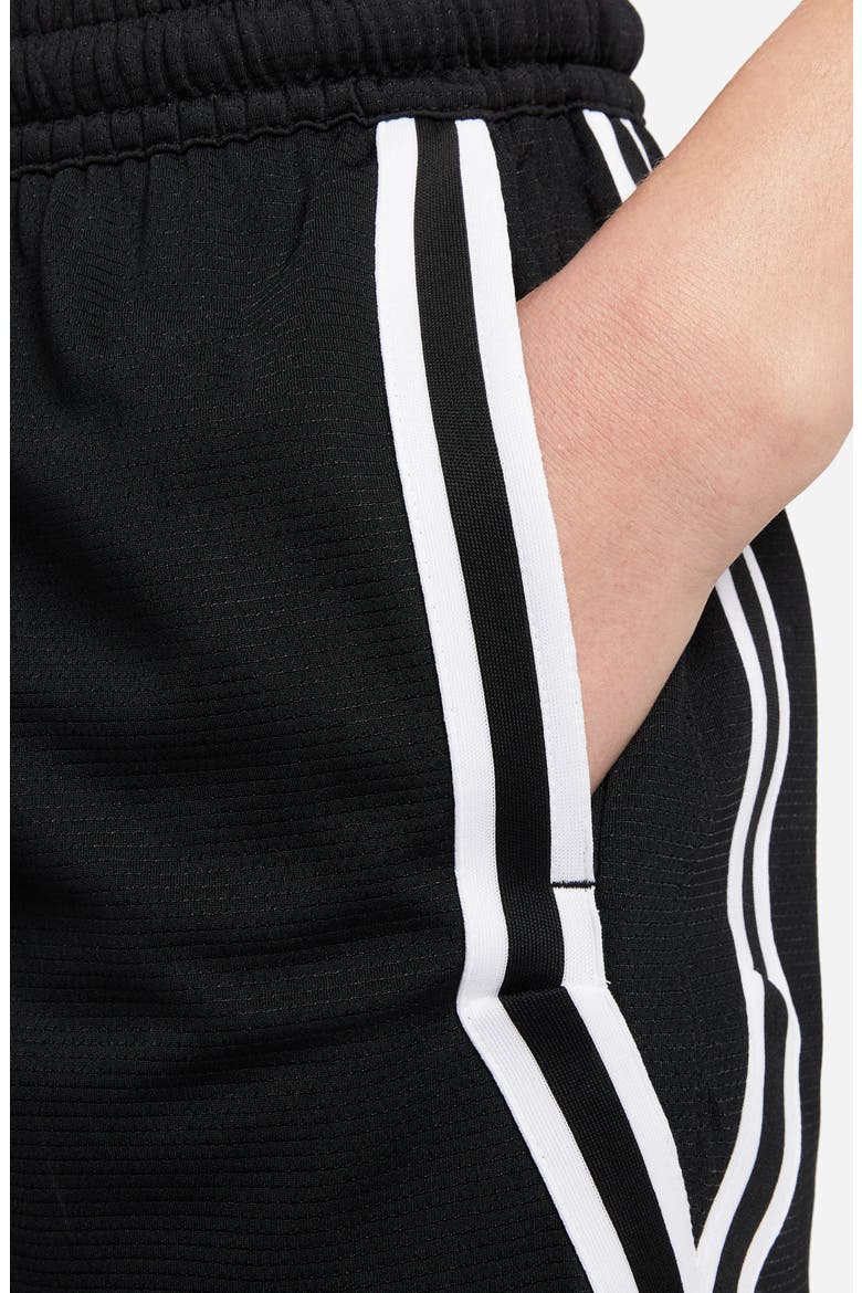 Dri-FIT Fly Crossover Basketball Shorts, Alternate, color, BLACK/ WHITE