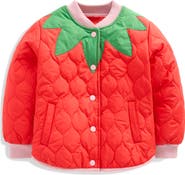Mini Boden Kids' Fun Quilted Bomber Jacket