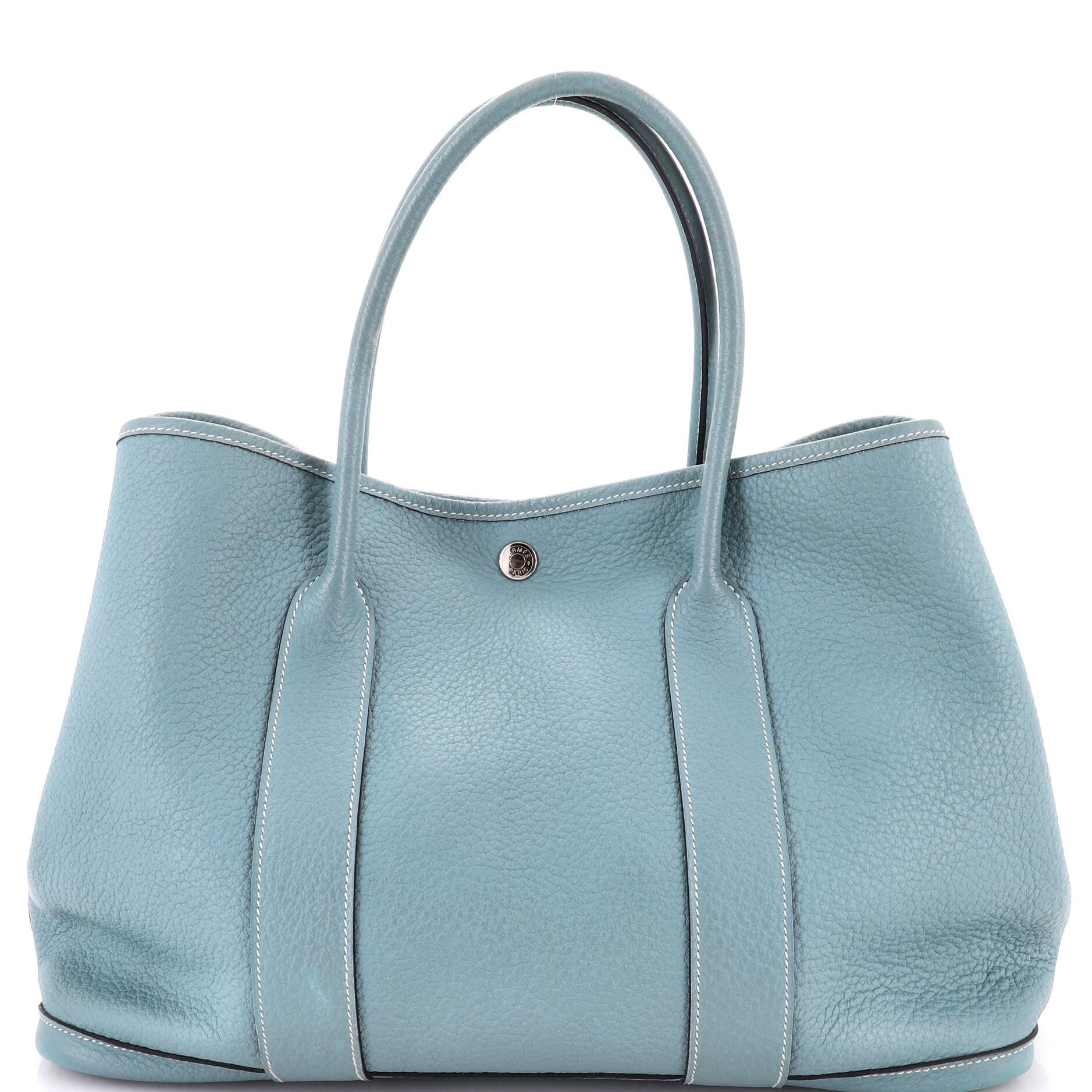 Garden Party Tote Leather 36, Main, color, Blue