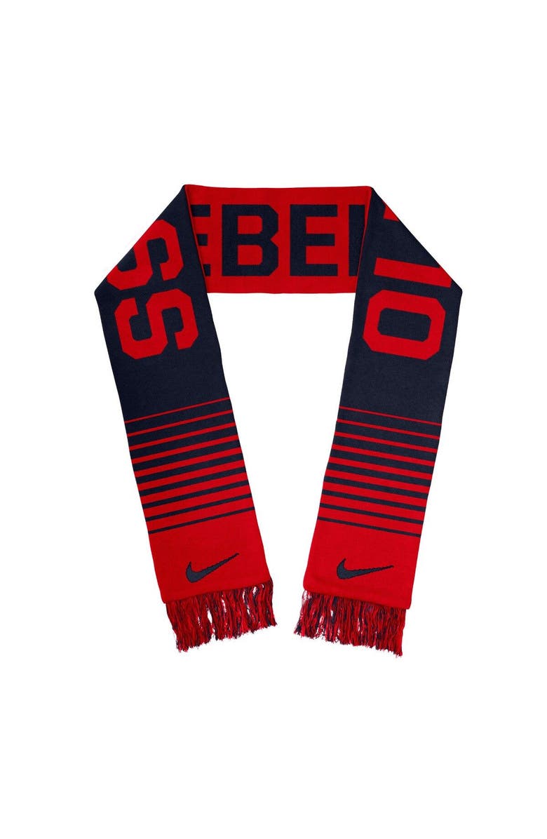 Nike Ole Miss Rebels Space Force Rivalry Scarf, Alternate, color, Navy