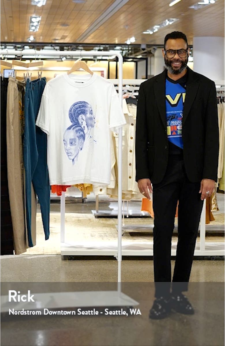 Women's Intuition Cotton Graphic T-Shirt, sales video thumbnail