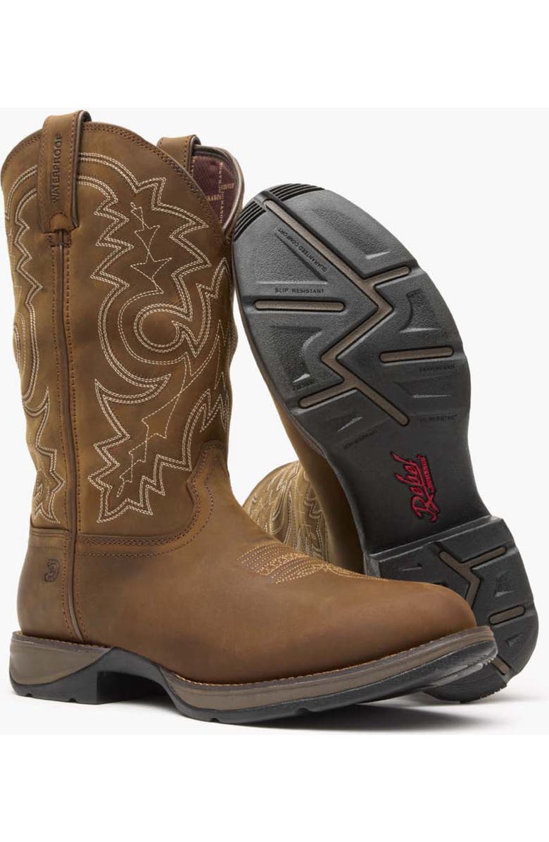 DURANGO Waterproof Western Boot, Alternate, color, Coyote Brown