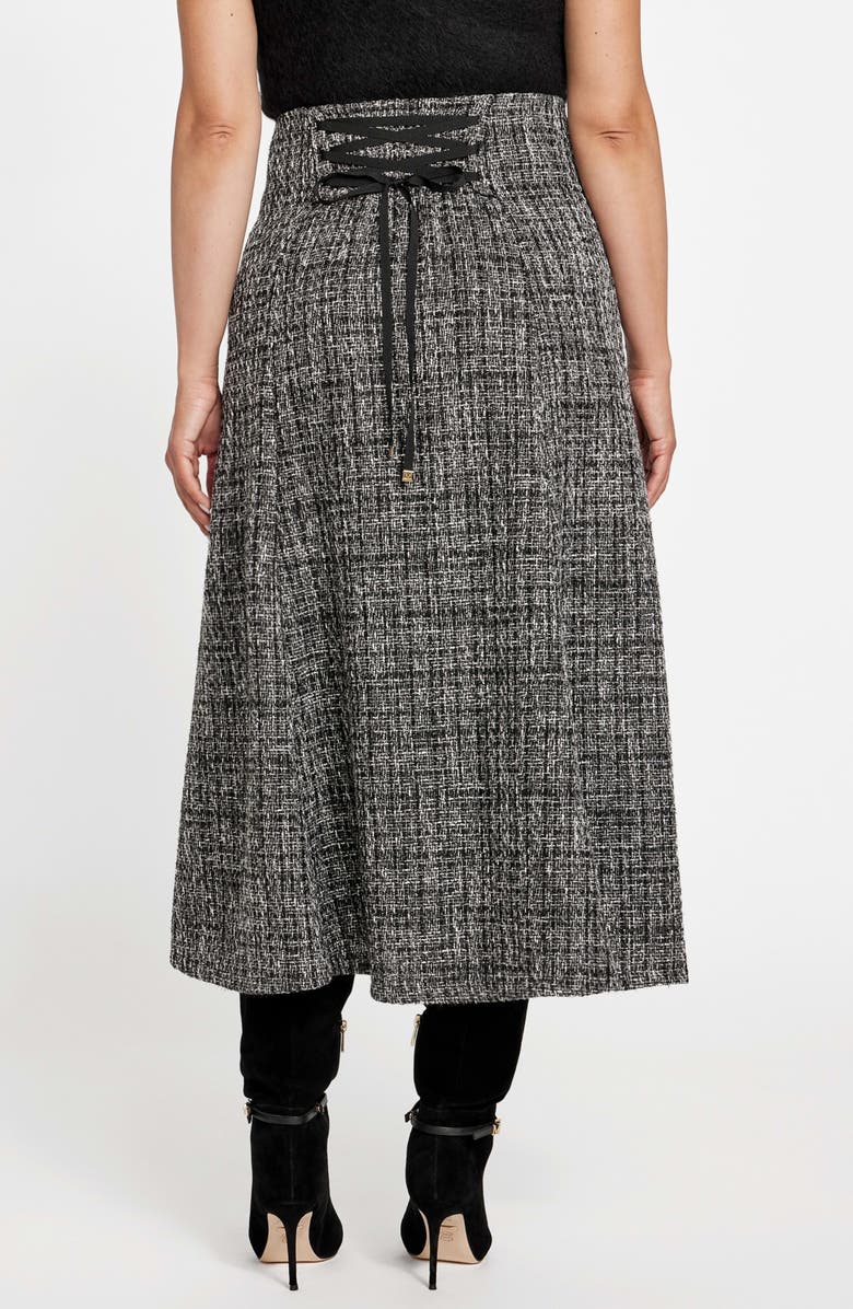 Marciano Gea Flared Tweed Midi Skirt, Alternate, color,