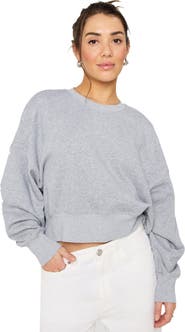 Fabletics Year Round Terry Crew Neck Sweatshirt