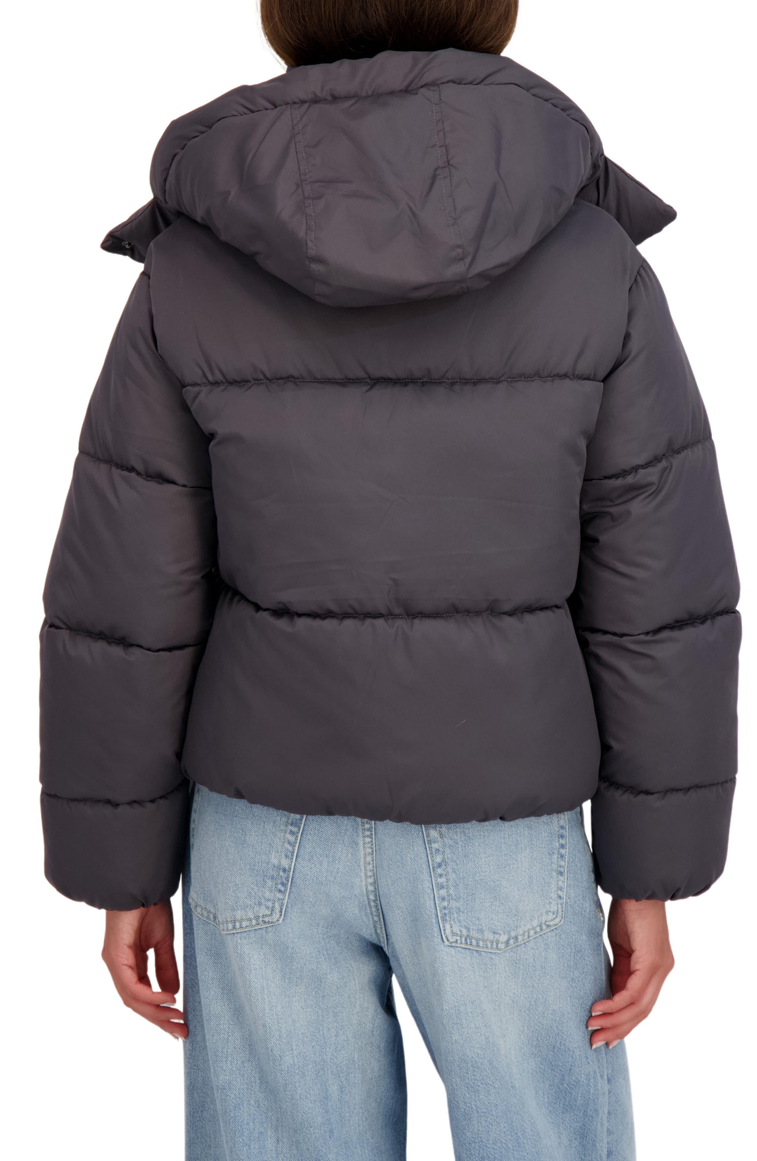 Short Hooded Puffer Jacket - image 2