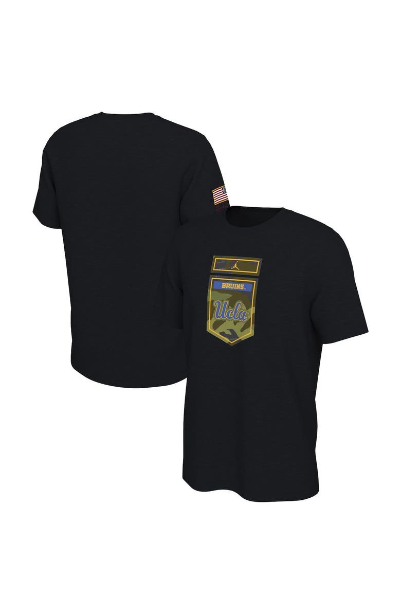Jordan Brand Men's Jordan Brand Black UCLA Bruins Veterans Camo T-Shirt, Main, color, 