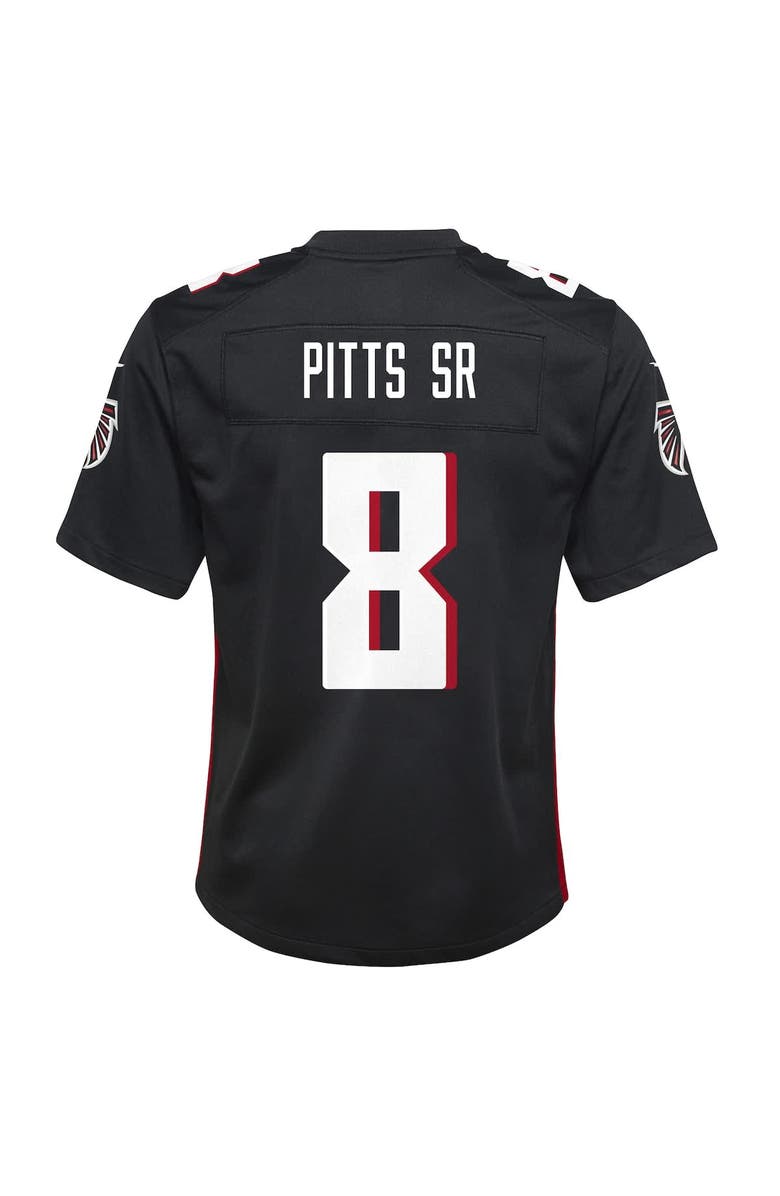 Nike Youth Nike Kyle Pitts Sr. Black Atlanta Falcons Game Jersey, Alternate, color, Black