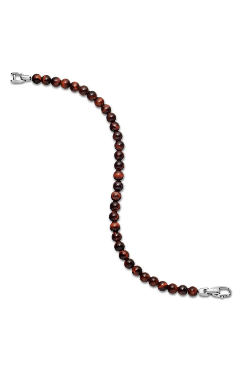 David Yurman Spiritual Beads Tigers Eye Bracelet, Alternate, color,