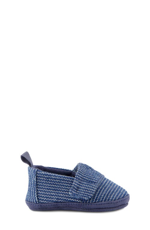 Toms Alpargata Crib Shoe In Blue