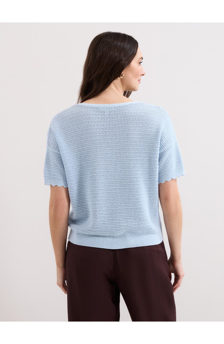 Phase Eight Amira Texture Jumper, Alternate, color, Blue