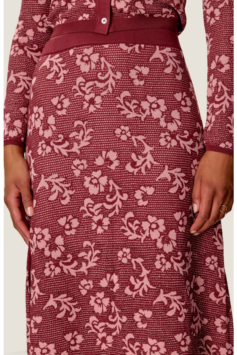 Bryn Jacquard Sweater Skirt, Alternate, color, Cotto/Blush