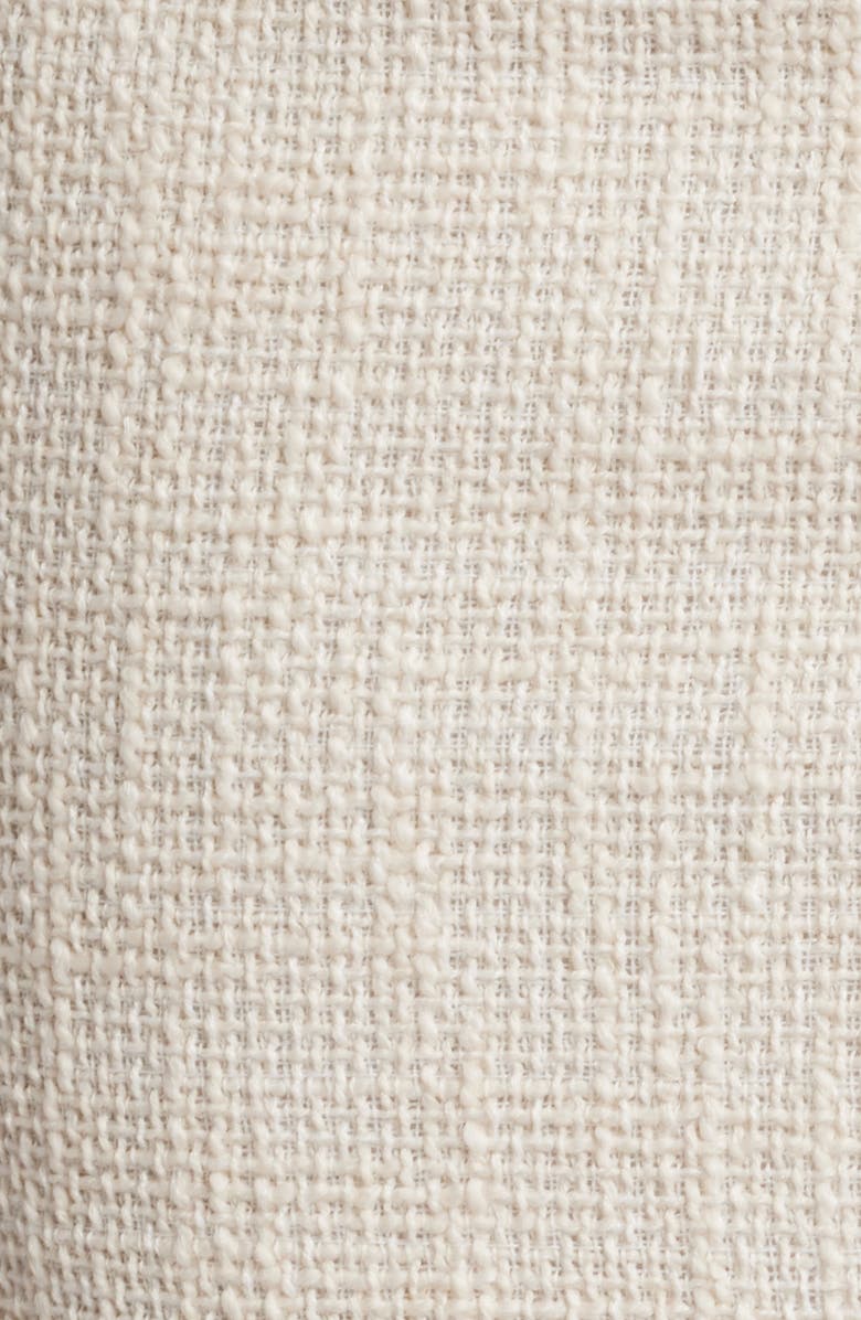 Mistress Rocks Fray Tweed Miniskirt, Alternate, color, Taupe