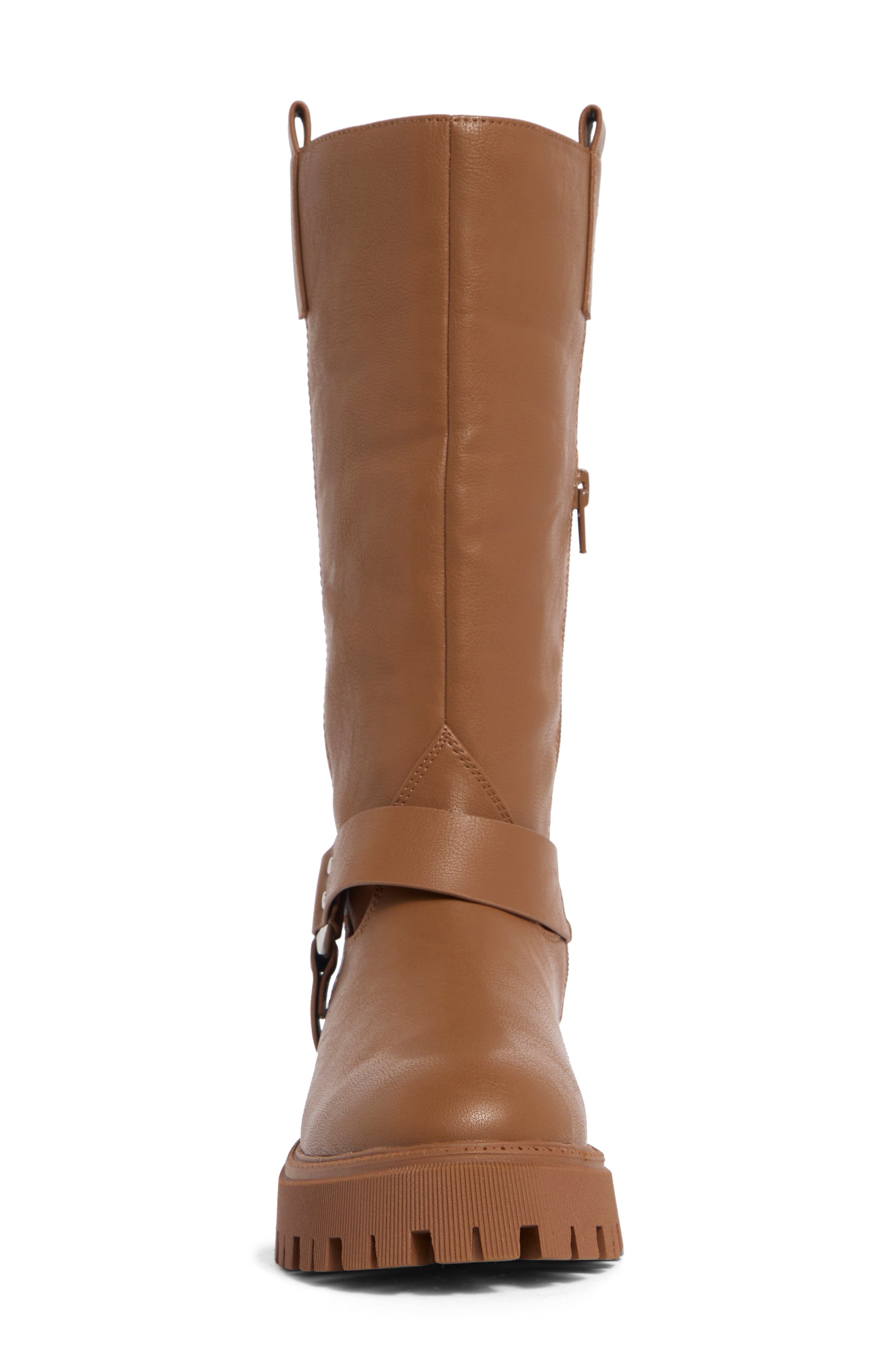 Achillies Knee High Boot, Alternate, color, BROWN