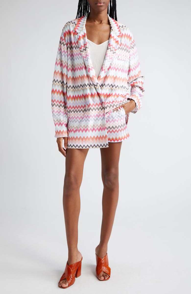 Missoni Chevron Print Shorts, Alternate, color, 
