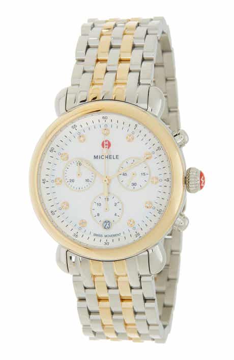 MICHELE Women's CSX Diamond Embellished Bracelet Watch, 38mm - 0.03 ctw